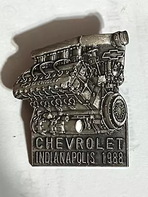1988 Chevrolet Turbo Indy V8 Indianapolis 500 Pin Rick Mears Al Unser Sullivan • $14.95