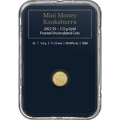 2022 1/2 Gram Royal Australian Mint Gold Mini Kookaburra Coin • $87.42