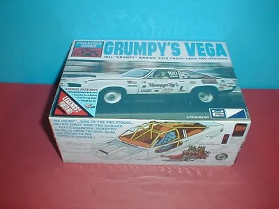 Mpc Grumpy's Vega 1972 Chevy Pro Stocker Model Kit New In Sealed Box • $29.99