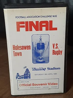 £49.99 • Buy Halesowen Town Vs Valley Sports Rugby, FA Vase Final Wembley 1983, Official VHS.