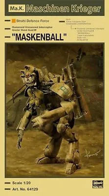 Hasegawa Ma.K. Maschinen Krieger Ausf.M MASKENBALL 1/20 Plastic Model Kit 64129 • $68.94