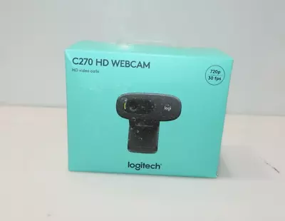Logitech C270 Plug And Play Full HD FHD 720p Webcam • $54.99