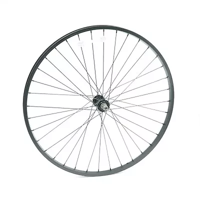 Bicycle 26  Front Wheel Hub 70mm 1  36H Black Rim With Spoke Reflector • $39.99