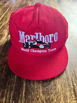 Racing Team Corduroy Red Snapback Hat • $22.99