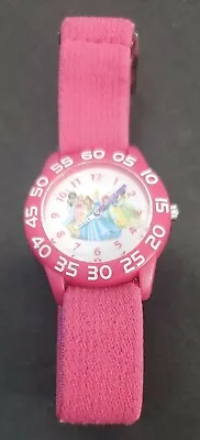 $5.69 • Buy Girl's Disney Princess Watch Pink Sillicone Elastic Watch Strap. Adjustable. 