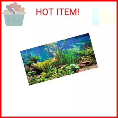 AWERT 48x24 Inches Aquarium Background Aquatic Plant River Bed & Lake Fish Tank • $13.19