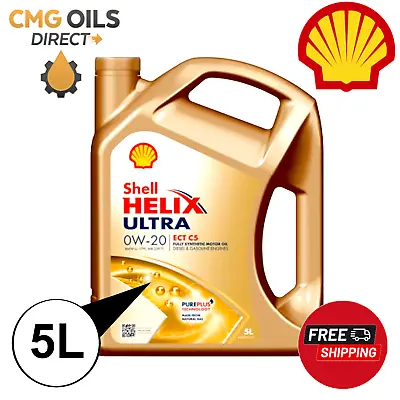 Shell Helix Ultra 0w20 Ect C5 5l Fullysynthetic Oil Bmw Ll-17fe+ Mb 229 Mb229.71 • £57.99