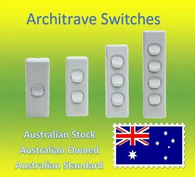 Architrave Arc Light Switches 10A 240V  • $12.99