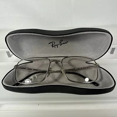  Ray Ban RB6434 Eye Glasses Men's Silver 2538 55-18-145 FRAMES ONLY W/ Case • $24.95