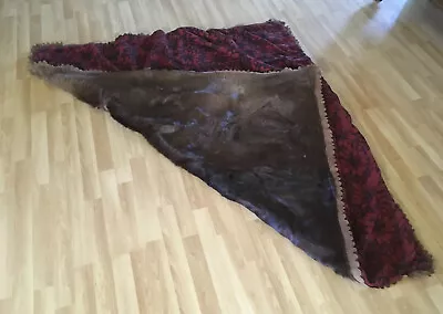 Authentic Antique 1800's Horse Hide Sleigh/Carriage Blanket  • $475