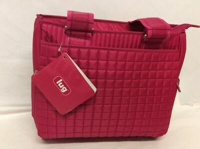 £28 • Buy LUG Cabby Social Tote Bag Polyester Material In Crimson Red RRP £58 NEW