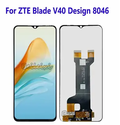 LCD Display Touch Screen Digitizer Assembly Black For ZTE Blade V40 Design 8046 • $27.25