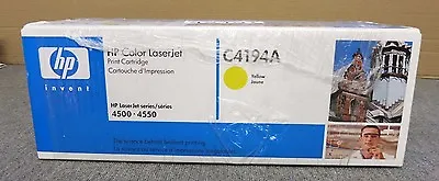 £30 • Buy HP C4194A 640A New LaserJet Yellow Toner Printer Cartridge For Use With 4500/455
