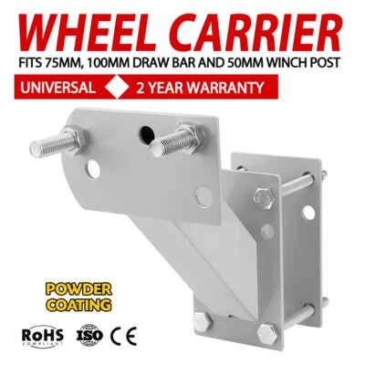 $28.95 • Buy MOBI Spare Wheel Carrier Tyre Holder Brackets Fit Caravan Boat Trailer