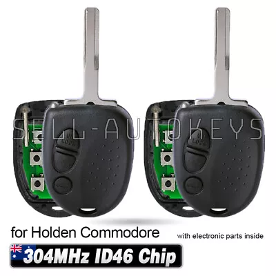 2x For Holden Commodore VS VR VT VX VY 3 Buttons Complete Remote Control Key Fob • $89.69