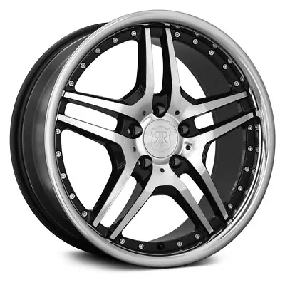 MRR RW2 Wheels 18x8 (35 5x114.3 73.1) Black Rims Set Of 4 • $1130