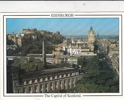 Edinburgh Postcard Posted 1994 Creased • £1.30