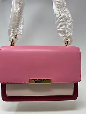 Michael Kors Jade Gusset Luggage Gold Chain Crossbody Shoulder Bag /berry Mult • $159