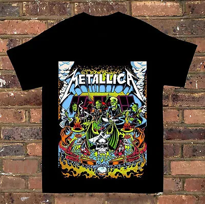 Vintage Metallica T-Shirt Black Metal Shirt Rock Band Unisex Cotton Tee S-2345XL • $6.99