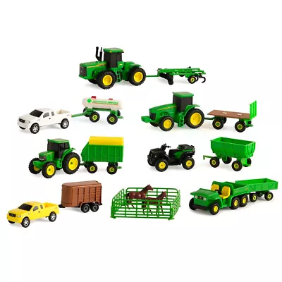 20pc 1:64 John Deere Kids/Children Play Toy Value Farm Vehicle Set Assort 5+ • $59.95