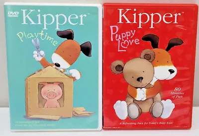 $40 • Buy 2 Lot Kipper DVDs: Playtime And Puppy Love - Childrens Animated Television Show
