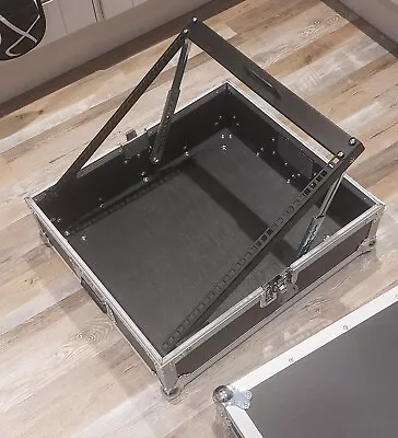 £150 • Buy 12U 19  Sloped Rack Mount Mixer Flight Case. PA Band DJ Disco IEM Console