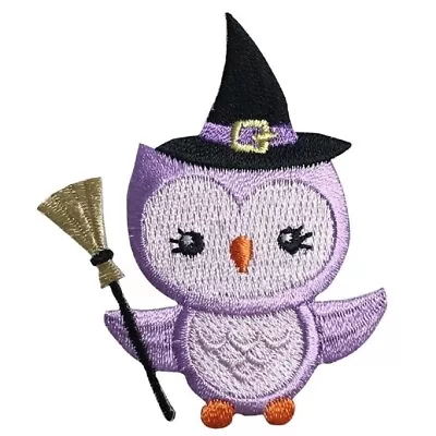 $3 • Buy Witch Applique Patch - Owl, Halloween Badge 2.75  (Iron On)