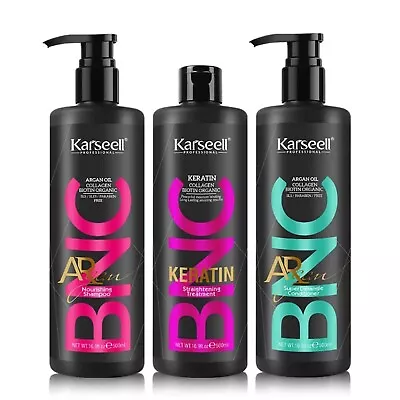 Karseell BNC Detangle Straightening Hair Repair Shampoo Conditioner Collagen Set • $74.99