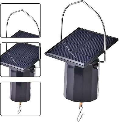 Solar Powered Wind Spinner Solar Motor Garden Hanging Ornament Electric Tools UK • £8.59