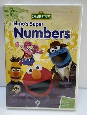 Sesame Street Elmo’s Super Numbers Over 2 Hrs Of Fun Educational DVD New Sealed! • $3