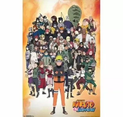 NARUTO SHIPPUDEN GROUP Trends Posters 22x34 Inch Poster New Sealed RP17948 • $9.45