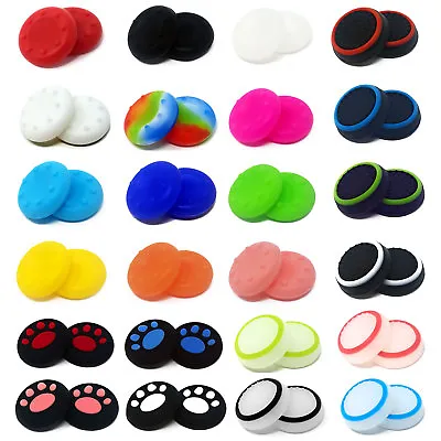 WHOLESALE Controller Thumb Grips PS4 Xbox One PS5 Dotted Analog BULK Rubber Pads • £1.89