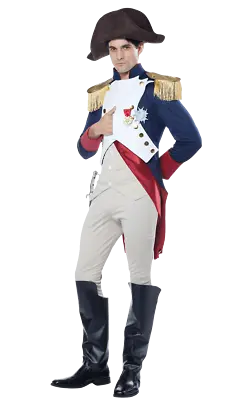 £69.99 • Buy Mens Napoleon Bonaparte Army France Emperor Admiral Fancy Dress Costume