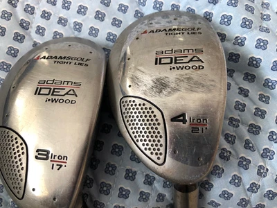 $18.40 • Buy Pair Of Adams Tight Lies IDEA I-Wood 3 & 4 Iron 17°&21° Dynamic Gold Lite Reg RH