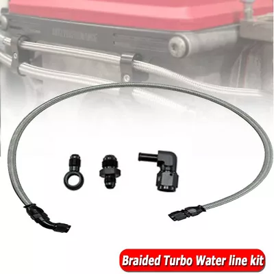 6AN Braided Turbo Water Line Feed Kit For Ford Falcon XR6 BA BF FG FGX Series • $109