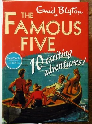 £8.99 • Buy Enid Blyton The Famous Five 10 Exciting Adventures Books Box Set -FREE UK P/P