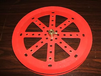 Meccano Light Red 6  Pulley - Part 19c • £8.50