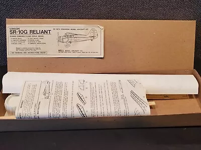 $39.95 • Buy Stinson SR-10G Reliant Rubber Powered Model Kit 23  Balsa Plane Bell Aircraft