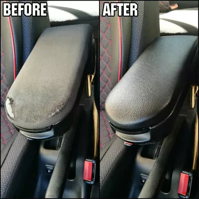 Car Center Console Armrest Lid Cover Black For VW Golf 4Bora Beetle Polo 6R 9N • $16.66