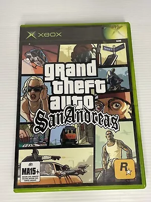 Grand Theft Auto San Andreas - Xbox - Case And Manuals Only - Faulty Disc • $12