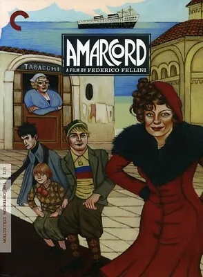 Amarcord (The Criterion Collection) Magali Noël Bruno Zanin Pupella Maggio A • $9.99