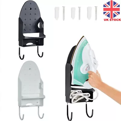 Ironing Board Hanger Door Wall Mounted Electric Iron Holder Ironing Board Rack • £8.99