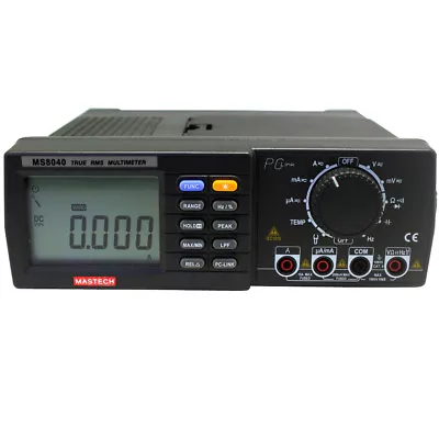 MASTECH 22000 Counts MS8040 Auto Range BENCH MODEL MULTIMETER AC DC C R F • $209.25