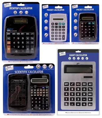 £9.99 • Buy 8 Digit Pocket Desktop Scientific Calculator Home Office Work Study Supplies