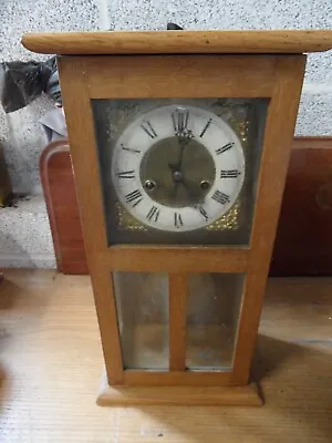 Antique German “HAC” Single Bar Chiming Mantel/Wall Clock For Restoration • £55