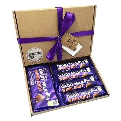 Cadburys Dairy Milk Wholenut Chocolate Bar Gift Box Birthday Easter Present • £12.99