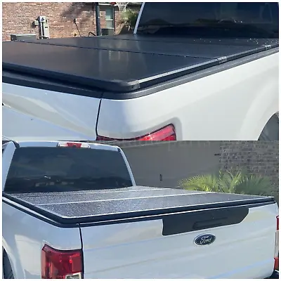 For 99-23 Ford F250 F350 Superduty 6.75ft Hard Tri-Fold Truck Bed Tonneau Cover • $356.99