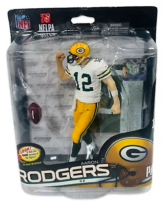 McFarlane NFL 34 Green Bay Packers Aaron Rodgers Action Figure New Fast Ship • $24.95