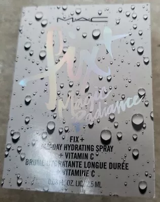 MAC Fix + Magic Radiance All Day Hydrating Spray .08 Fl Oz 2.5 Ml Sample NIB • $6.99