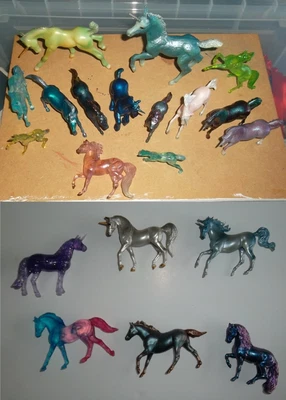 £16 • Buy Breyer Stablemates Classic Model Decorator Horse Unicorn - Suncatcher, Metallic